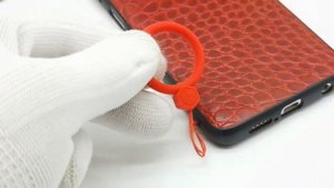 10 шт.  Шнурок с силиконовым кольцом на палец для телефо