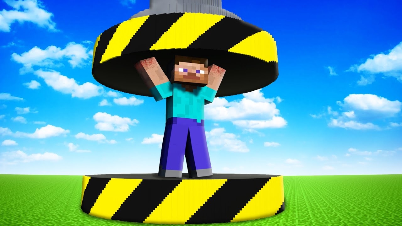 Эксперименты с гидравлическим прессом №2 в Майнкрафт | Teardown смотреть онлайн