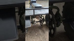 На новый трицикл ставим более узкую резину!