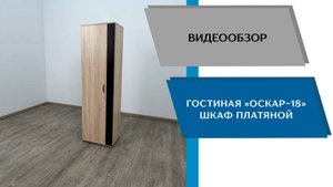 ТЭКС
Видео обзор. Гостиная Оскар - 18. Шкаф платяной.