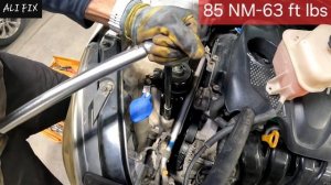 замена опоры двигателя ... kia optima 2010-2015 (крутящий момент)