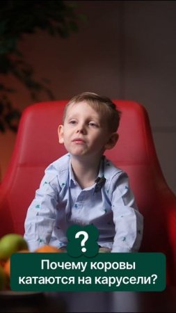 Коровы ловят дзен на карусели