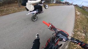 ЛЮТЫЙ СТАНТ вместе с @chozastant | стант на питбайке