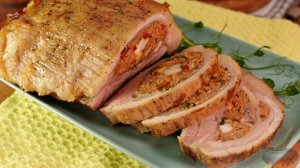 Мясной карман с начинкой. ФАРШИРОВАННАЯ СВИНАЯ ГРУДИНКА