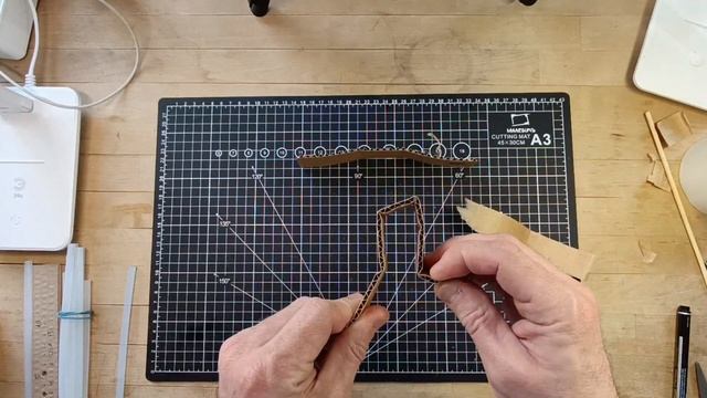 Картонная втулка вариант 1, сборка на молярный скотч. смотреть онлайн