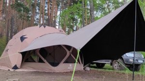 Новая модель палатки Yurta 420 Panorama от RUSTRAIL