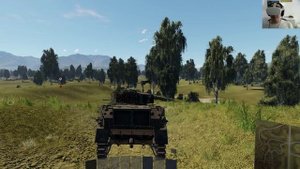Пытаюсь играть в танки в VR шлеме в War Thunder.