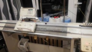 Трехцветный жаккард на пассап е6000 (Passap E6000)