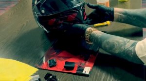 крепление экшн камеры на подбородок.