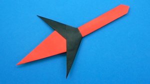 Как сделать Кунай из бумаги | Оригами Кунай своими руками