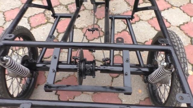 Установка дифференциала на трехколесный мотоцикл. Ча? смотреть онлайн