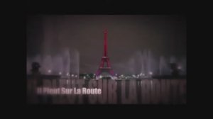 Il pleut sur la route