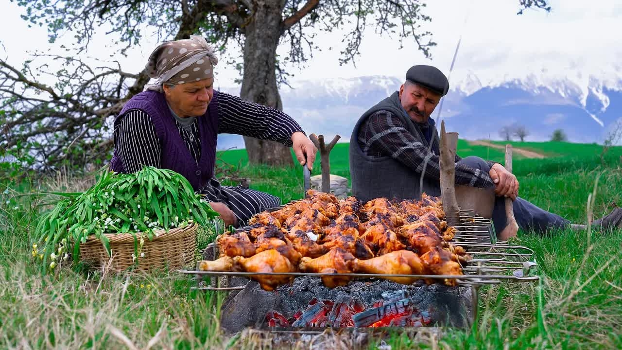 Жареные Куриные Ножки с Овощами из Сада | Домашний Рецепт