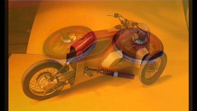 Tricycle based on the 1992 BMW R100R. Трицикл на базе БМВ Р100Р 1992 года. смотреть онлайн