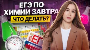 ЕГЭ 2025 ПО ХИМИИ ЗАВТРА: что делать? | Умскул