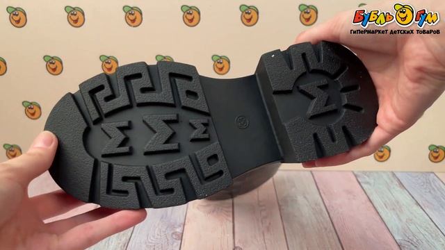 Сапоги Barbaris демисезонные высокие украшены крупной че? смотреть онлайн