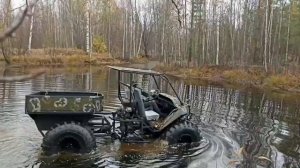 Вездеход Вожак . Болотоход,  Каракат