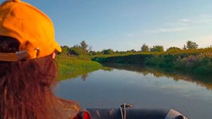 Прогулка на лодке по реке Оке | Boat ride on the Oka River