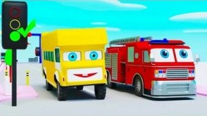 Песенка про автобус с акулой | Baby Bus Doo-Doo-Doo-Doo-Doo | Детские стишки и песни для детей |