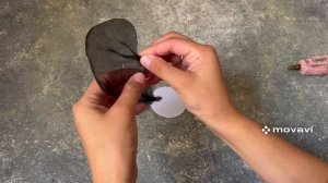 Цветы брошь из органзы. Самый лёгкий способ