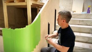 Снимаем лекало для радиусных деталей из акрилового ка