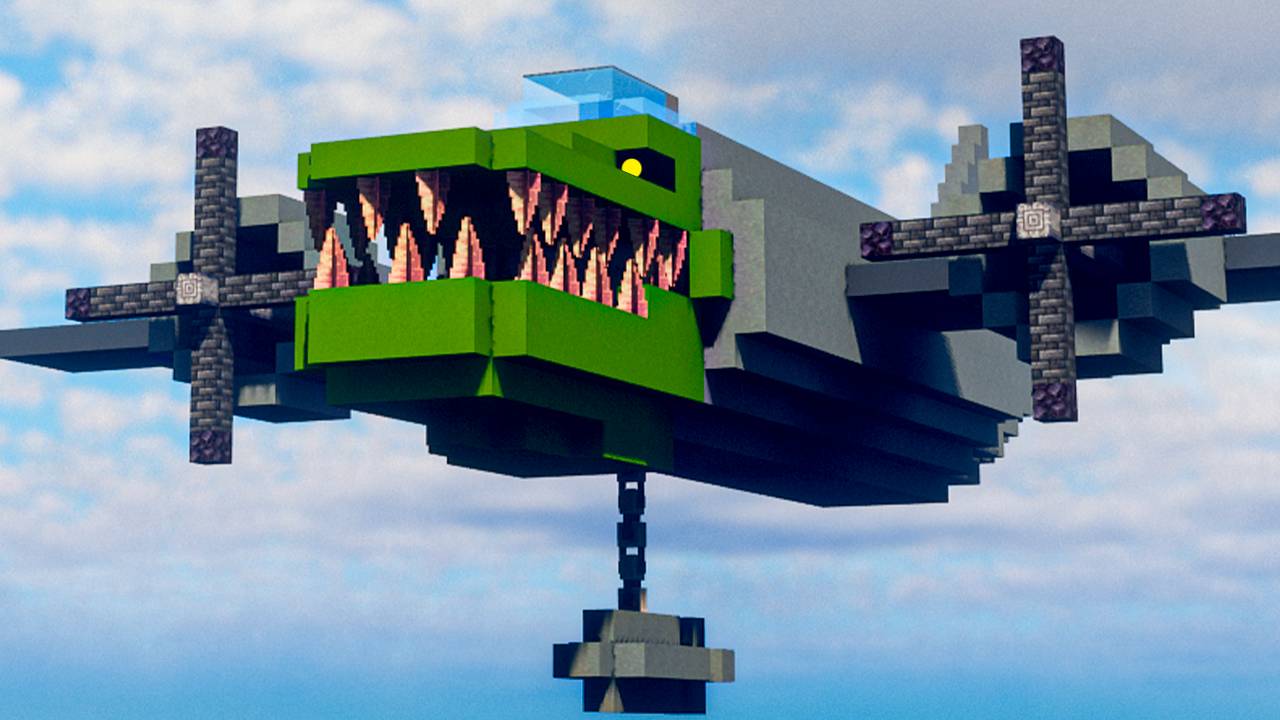 КАК ПОСТРОИТЬ БОМБАРДИРО-КРОКАДИЛО В МАЙНКРАФТЕ смотреть онлайн
