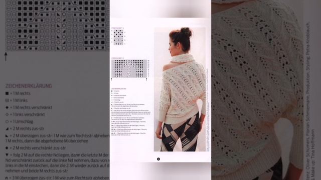 Шикарные пуловеры со схемами. Gorgeous pullovers with schemes.