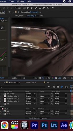 How I made myself tiny shrink in After Effects! #Shorts