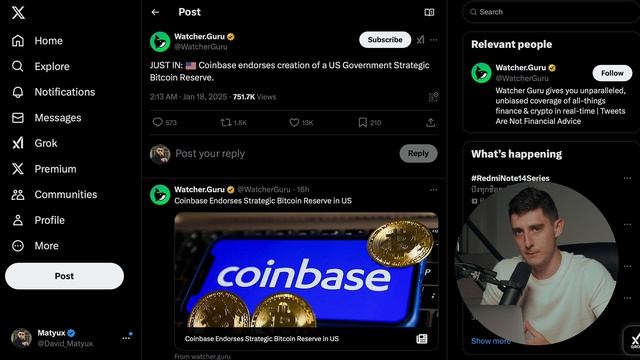 СРОЧНО! ТРАМП ЗАПУСТИЛ СВОЙ МЕМКОИН! МОНЕТА ВЗЛЕТЕЛА Н смотреть онлайн