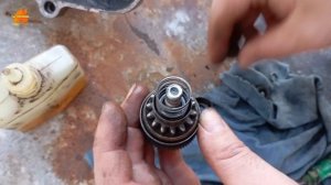 Не работает БЕНДИКС Honda DIO AF27. Обслуживание бендикса, К?