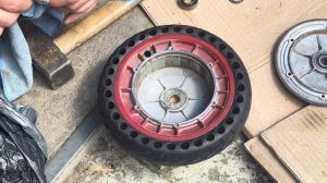 Замена переднего подшипника на электросамокате Xiaomi