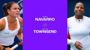 10.08.2024. Эмма Наварро - Тейлор Таунсенд. WTA Toronto. Emma Navarro - Taylor Townsend