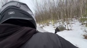Тест ВНЕДОРОЖНОГО скутера ТАНК! ЗИМОЙ В ЛЕСУ!