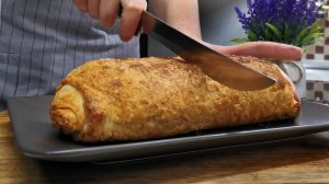 Нет ничего проще, завернули и в духовку! Невероятно вкусно, пирог с начинкой (быстрый Штрудель)