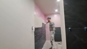 быстрый монтаж плитки большого формата на свп!