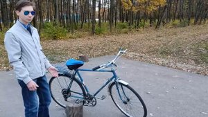 ОБЗОР и типо лёгкий ТЕСТ-ДРАЙВ велосипеда ХВЗ "ТУРИСТ"