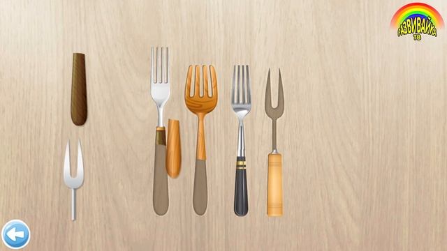 Видео для малышей - Кухня - Собираем пазлы вместе - Для детей смотреть онлайн