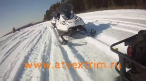 Тест драйв снегохода Стелс 800 V РОСОМАХА