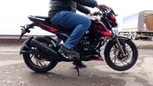 Индийский мотоцикл TVS APACHE 200 4V. В продаже. Обзор.