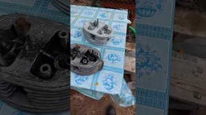 Головки мотоцикла Урал-чистим перед тем как отдать в р