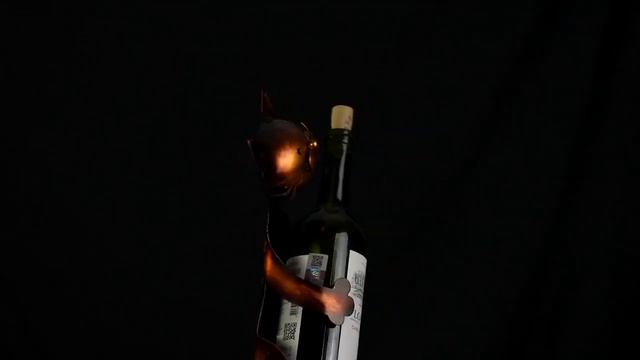 Очаровательная Винная Полка в Форме Кота смотреть онлайн