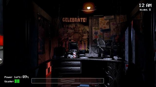 Четвёртое прохождение Five Nights at Freddys (прохождение франшизе Five Nights at Freddys)✅✅✅✅5 ноч