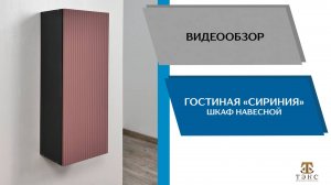 ТЭКС
Видео обзор. Гостиная Сириния. Шкаф навесной.