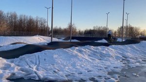 Учимся качать памп трек на велосипеде. Еду в строгино.