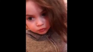 Маленькая матершинница. Смешно до слез. )