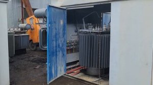монтаж трансформаторов в ктп