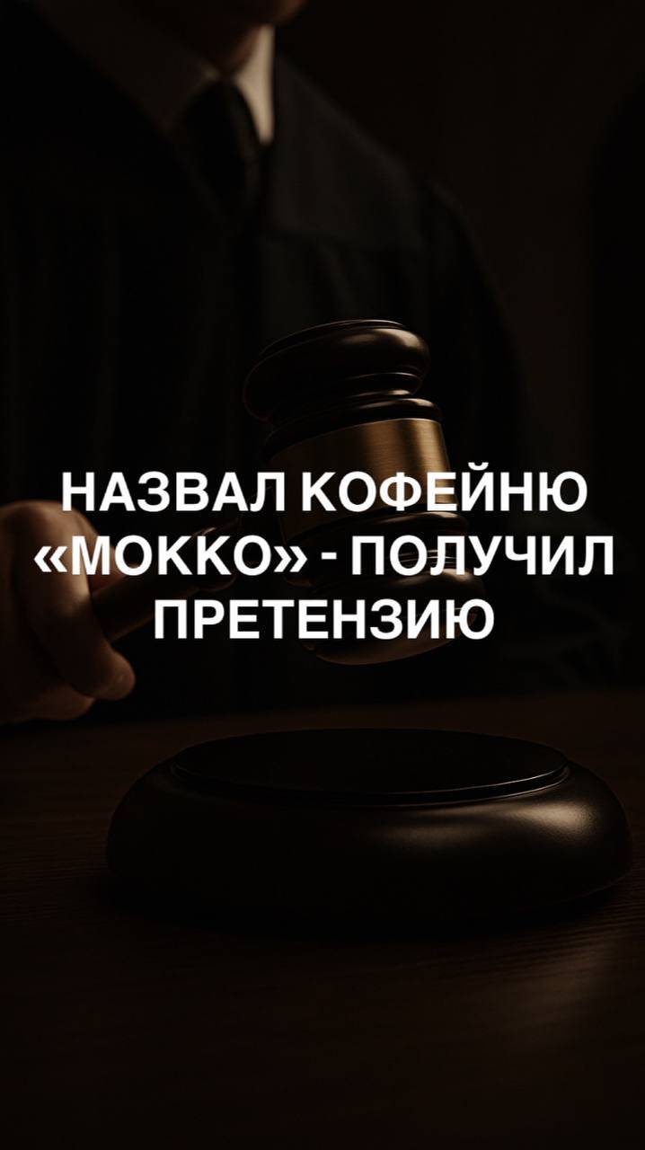 НАЗВАЛ КОФЕЙНЮ "МОККО" — И ПОЛУЧИЛ ПРЕТЕНЗИЮ.