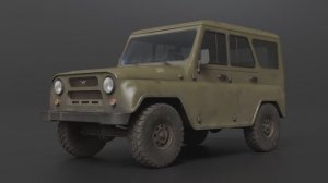 УАЗ Хантер 3д в Blender | UAZ Hunter