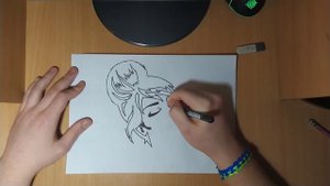 Как нарисовать тату девушки легко и просто?