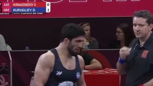 Осман Нурмагомедов - Даурен Куруглиев Вольная борьба 9